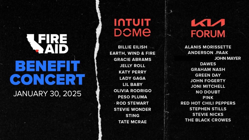 FireAid Benefit Concert in LA